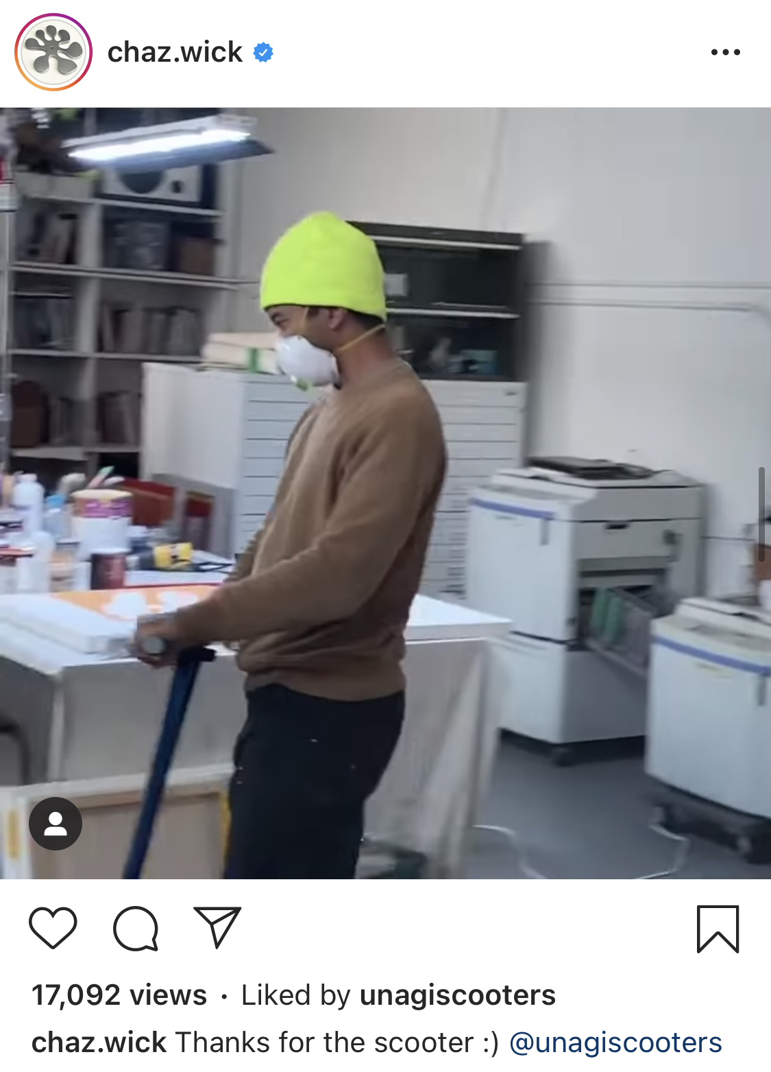 Toro y Moi with Unagi Scooter